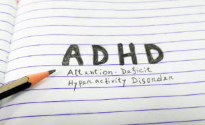 Attention deficit hyperactivity disorder or ADHD term
